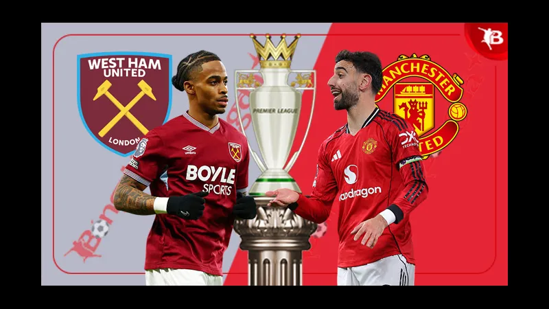 Cầu thủ West Ham và MU đấu tranh gay gắt trên sân cỏ Cầu thủ West Ham và MU đấu tranh gay gắt trên sân cỏ